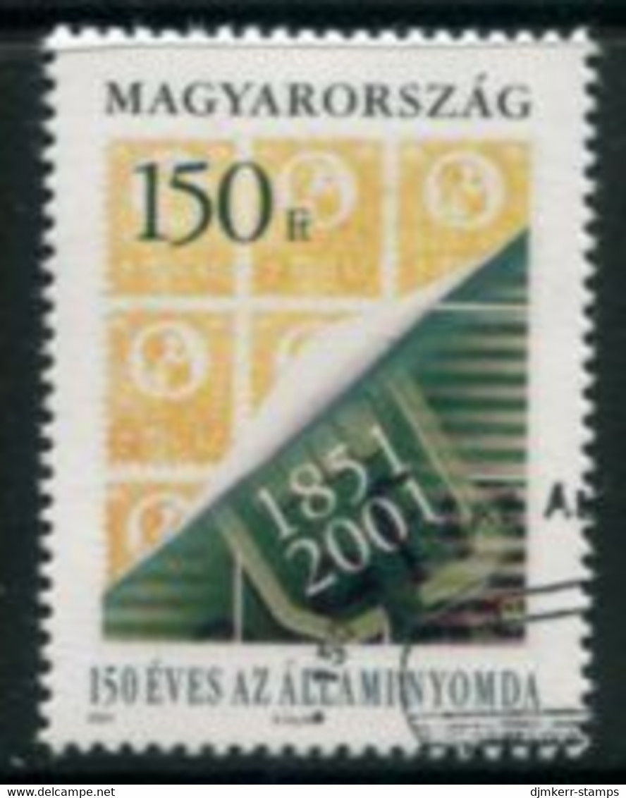 HUNGARY 2001 Centenary Of State Stamp Printing Used.  Michel 4700 - Gebruikt