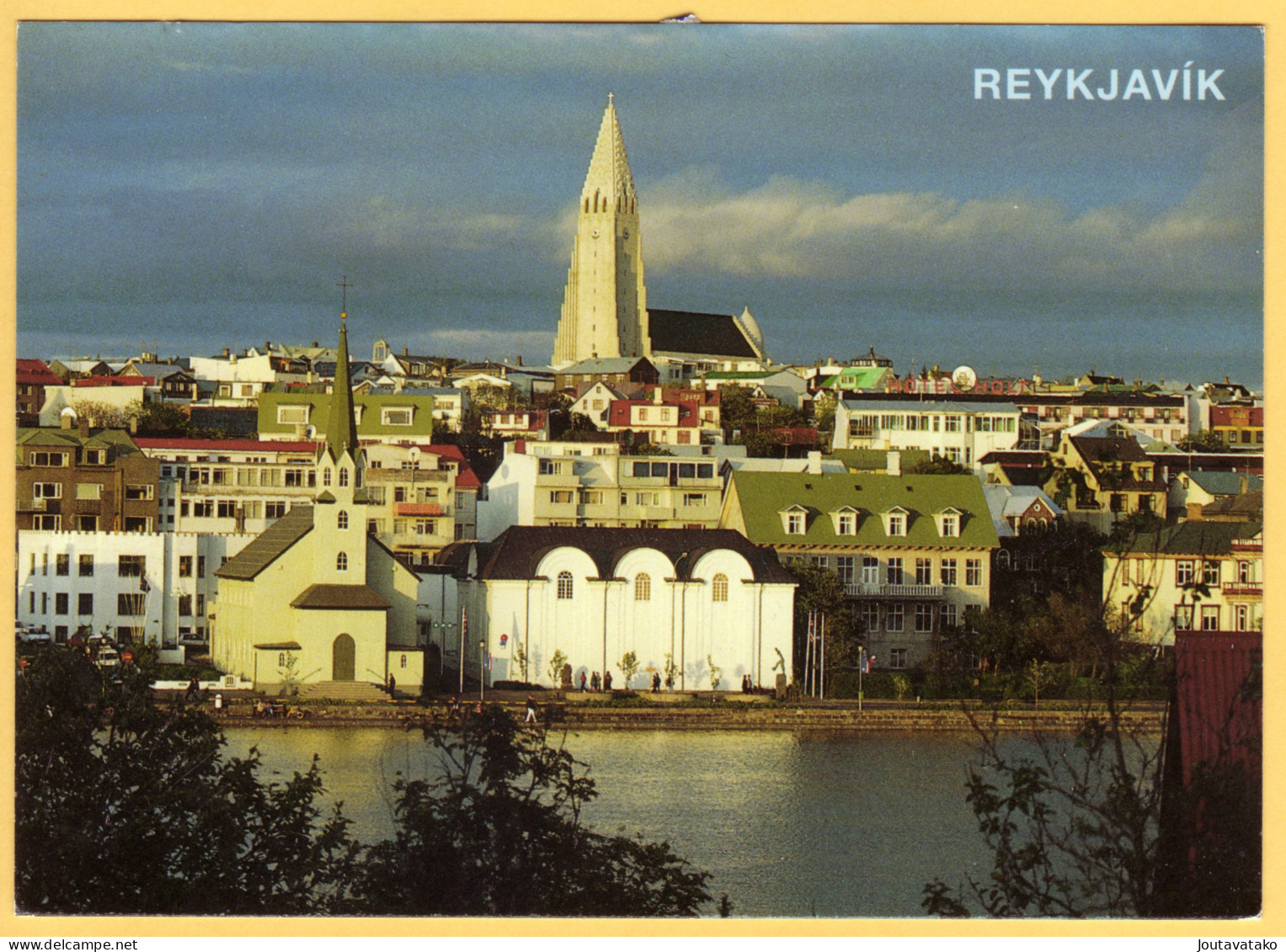 Iceland- Reykjavik - National Gallery, Hallgrimskirkja Church -2004 Europa Cycling Stamp Mi 1066 - Islande