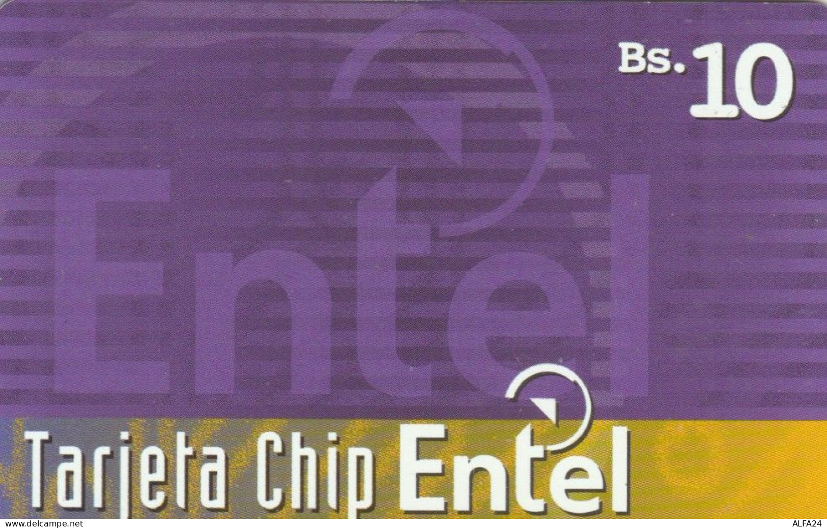 PHONE CARD BOLIVIA - PROTOTIPO URMET NO CHIP (E77.33.1 - Bolivie