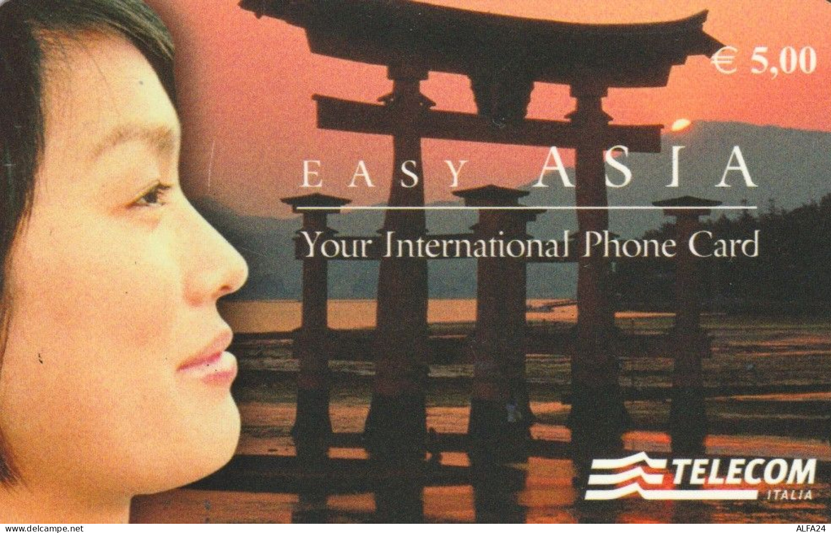 PREPAID PHONE CARD TELECOM EASY ASIA PROTOTIPO ASJ (E77.40.3 - Tests & Service