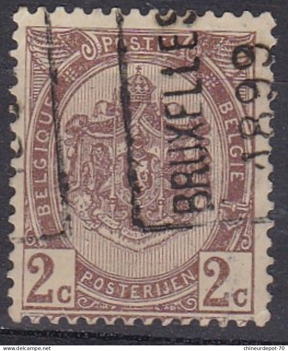 PREO ROULETTES ARMOIRIES POSITION A BRUXELLES 1899 - Rollenmarken 1894-99