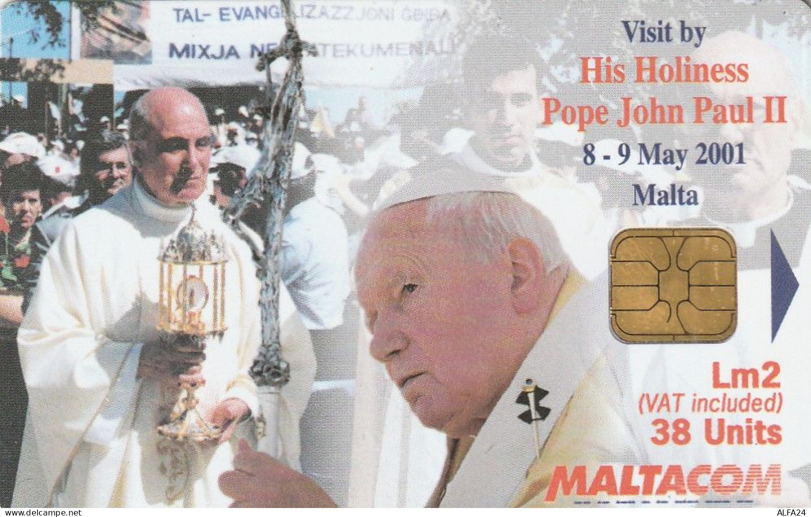 PHONE CARD MALTA PAPA (E78.14.4 - Malta