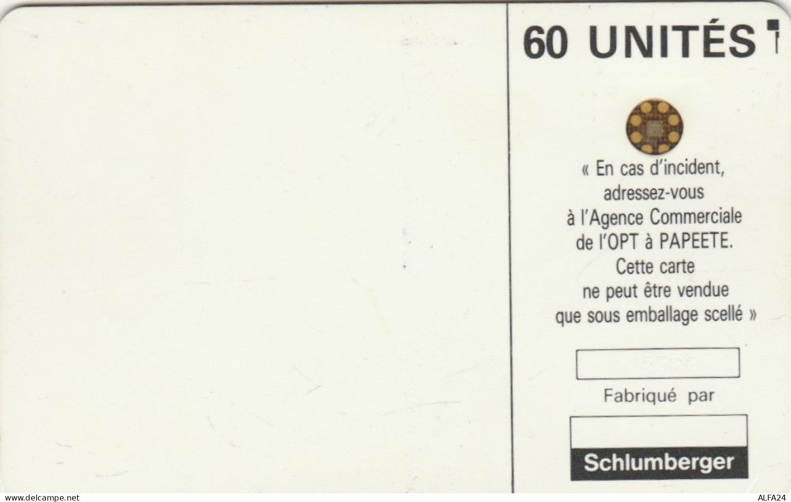 PHONE CARD POLINESIA FRANCESE (E78.48.4 - Frans-Polynesië