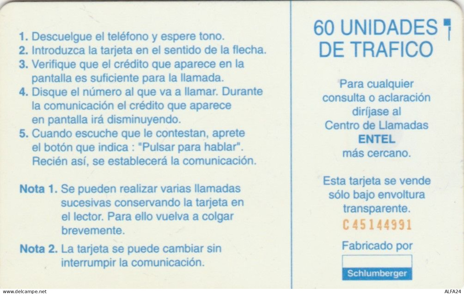 PHONE CARD CILE (E78.49.2 - Chile