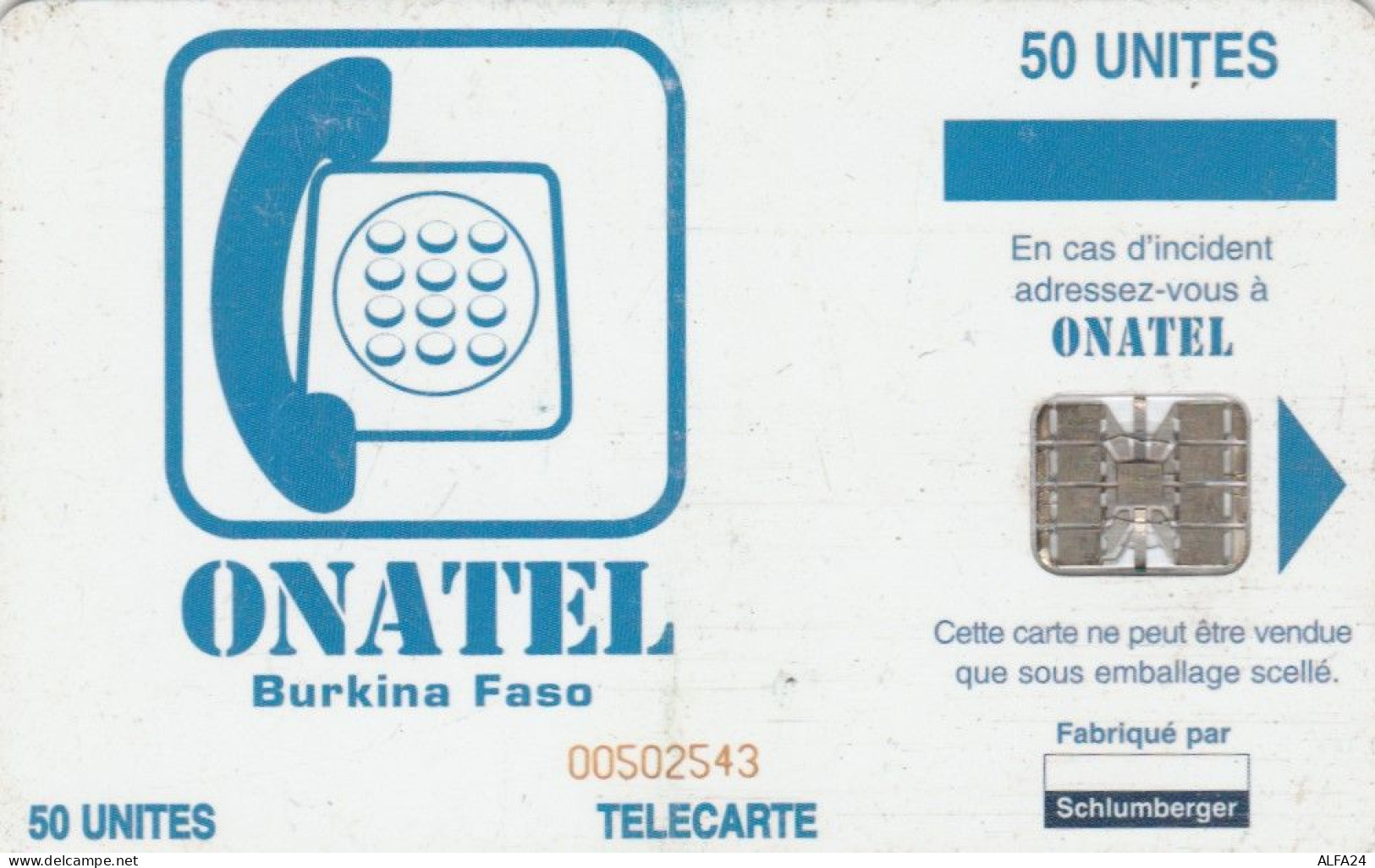 PHONE CARD BURKINA FASO (E78.44.2 - Burkina Faso