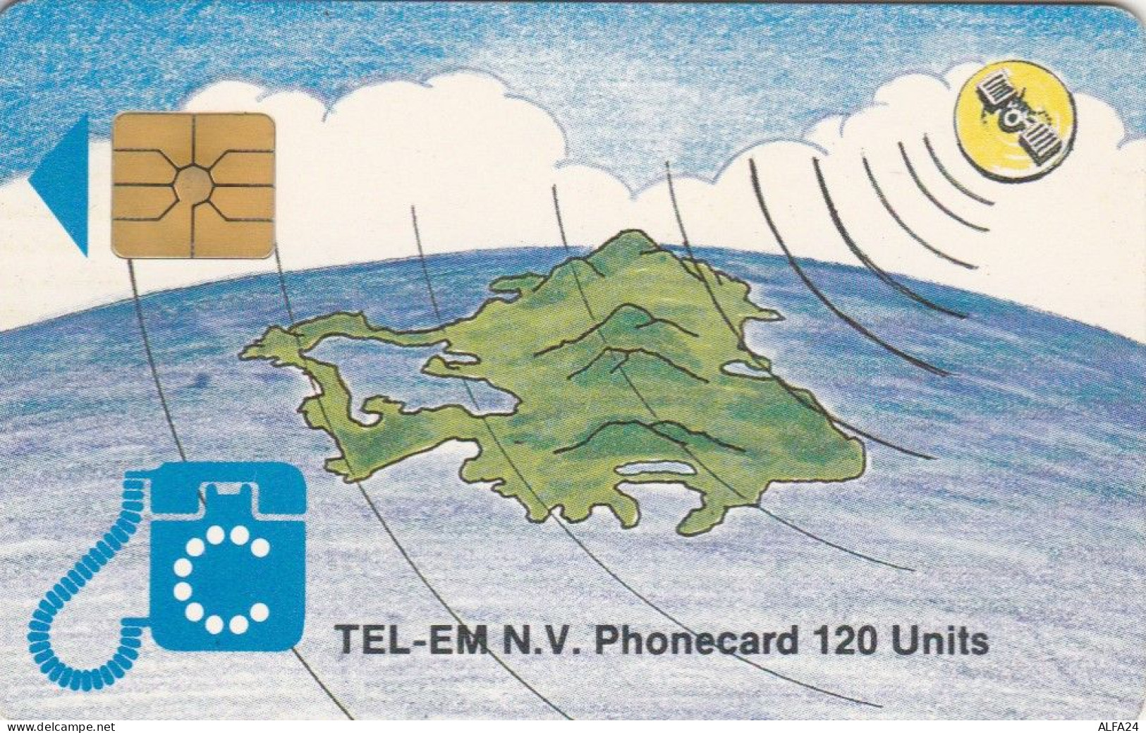 PHONE CARD ANTILLE OLANDESI ST MARTIN (E78.28.1 - Argentina