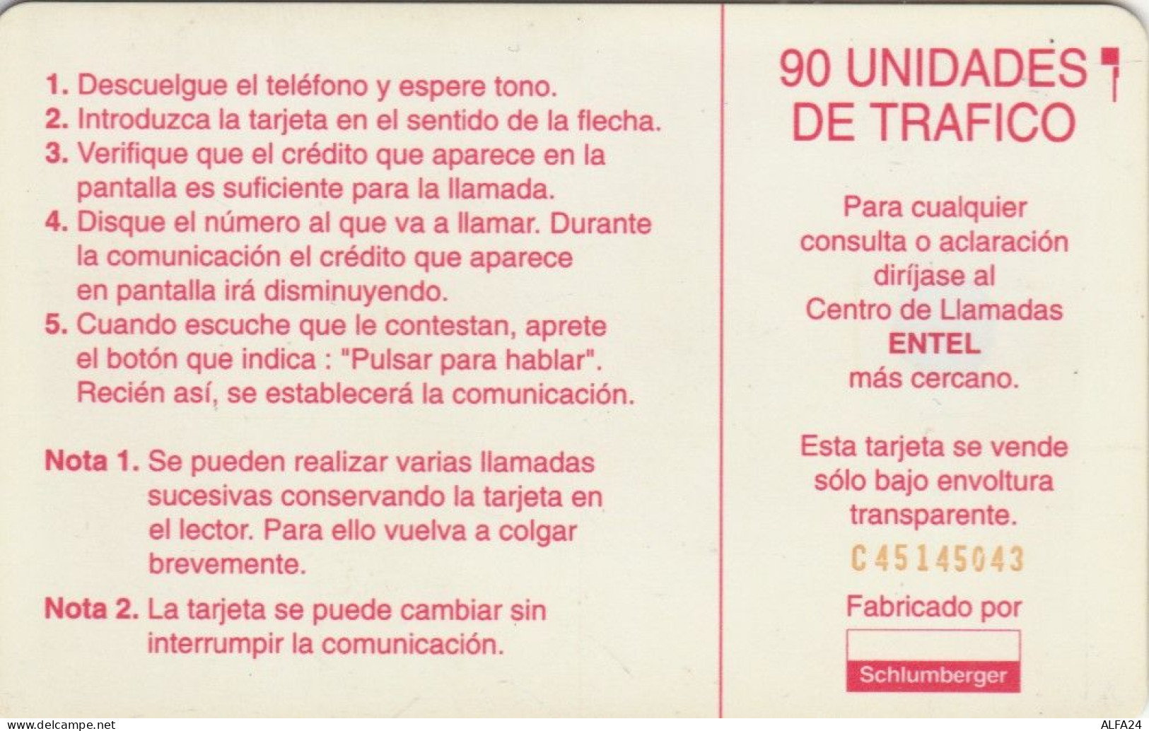 PHONE CARD CILE (E78.28.5 - Chile