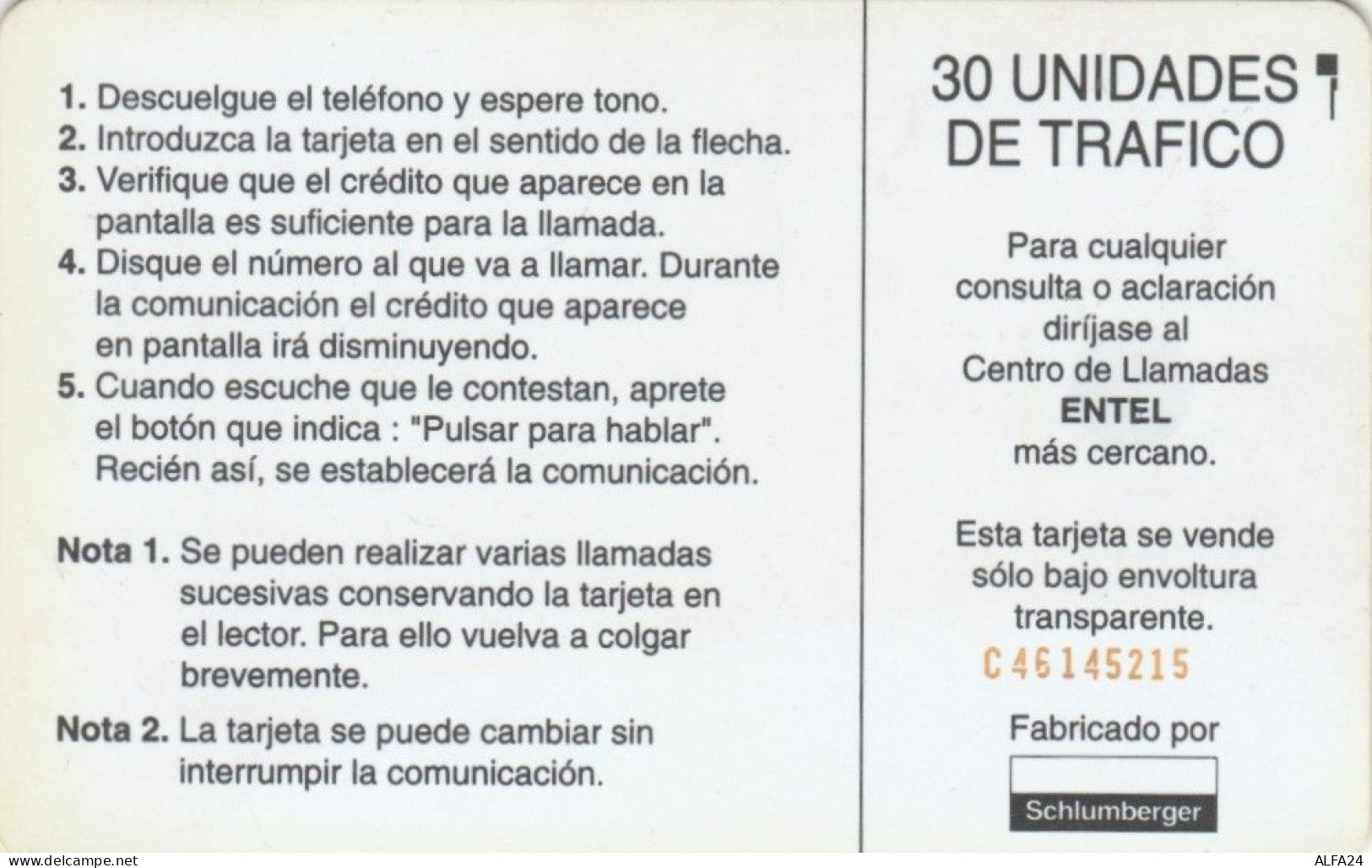 PHONE CARD CILE (E78.27.6 - Chile