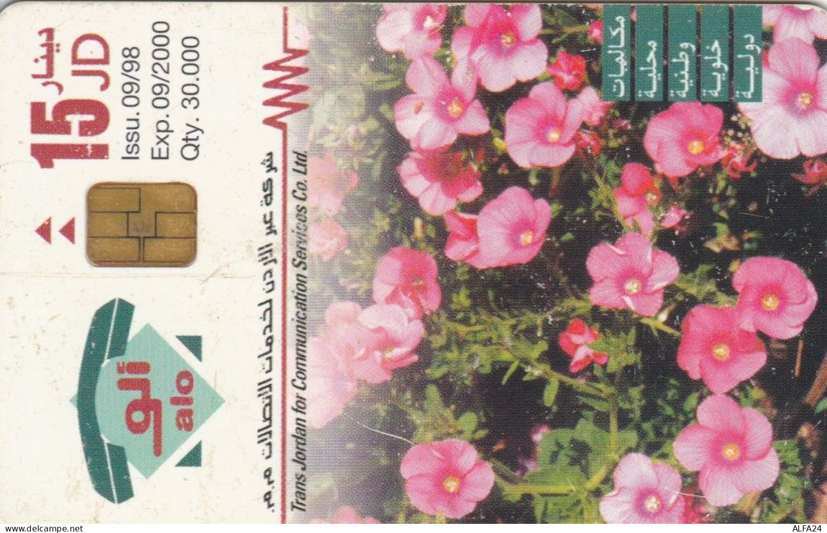 PHONE CARD GIORDANIA (E78.25.1 - Jordan