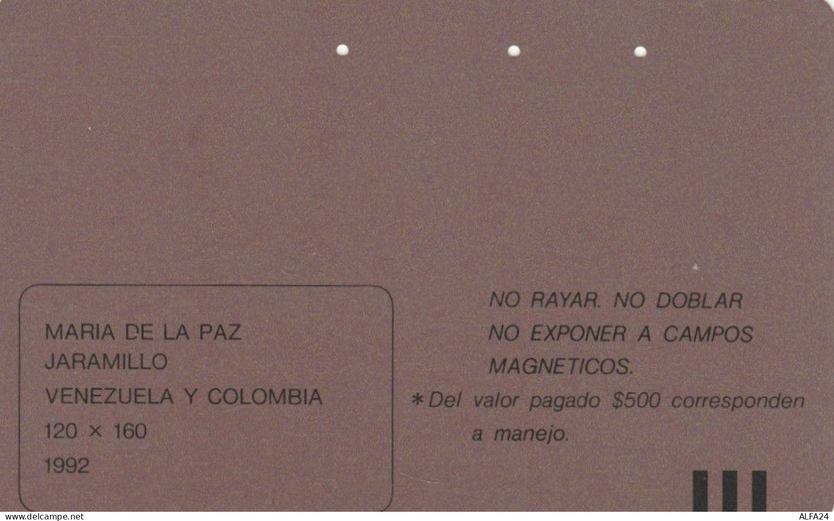 PHONE CARD COLOMBIA (E78.23.2 - Colombia