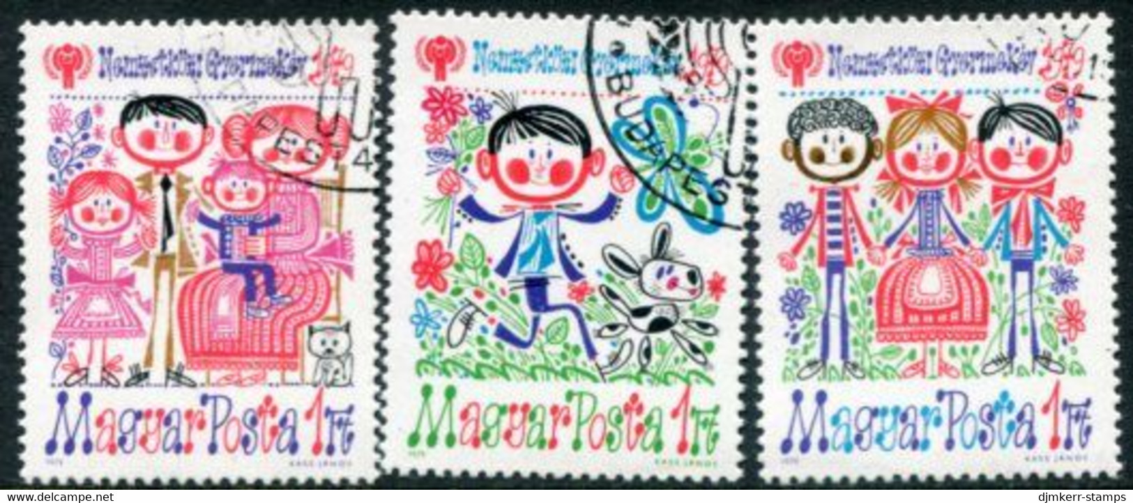 HUNGARY 1979 Year Of The Child Used.  Michel 3335-37 - Used Stamps