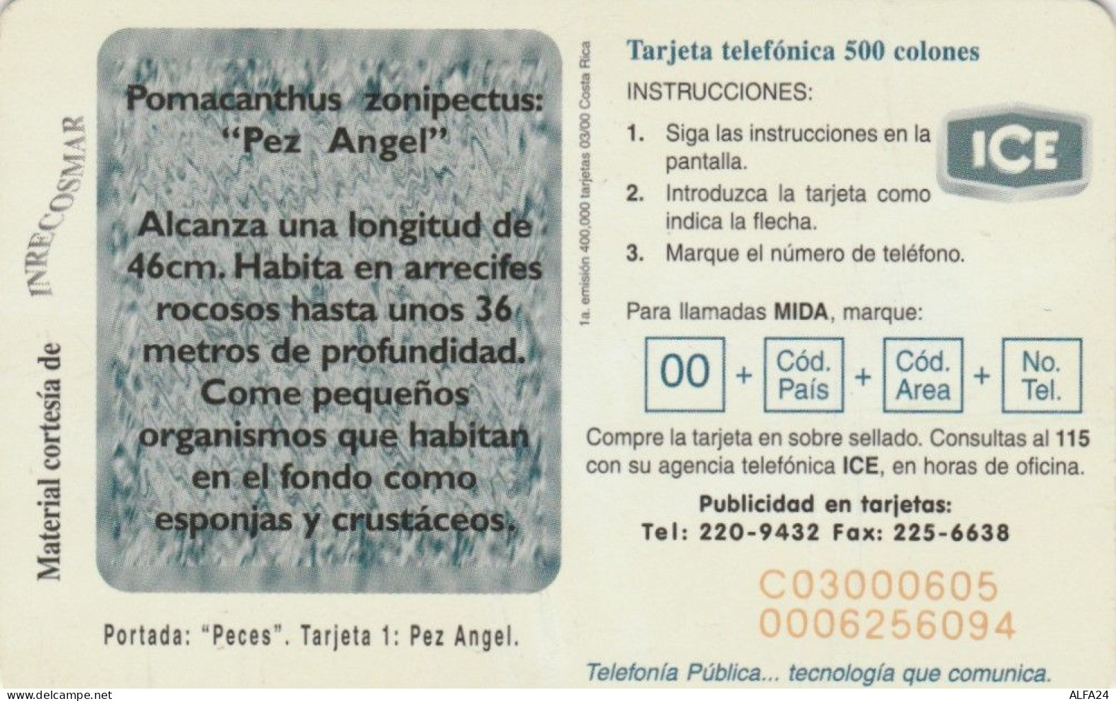 PHONE CARD COSTARICA (E79.48.2 - Costa Rica