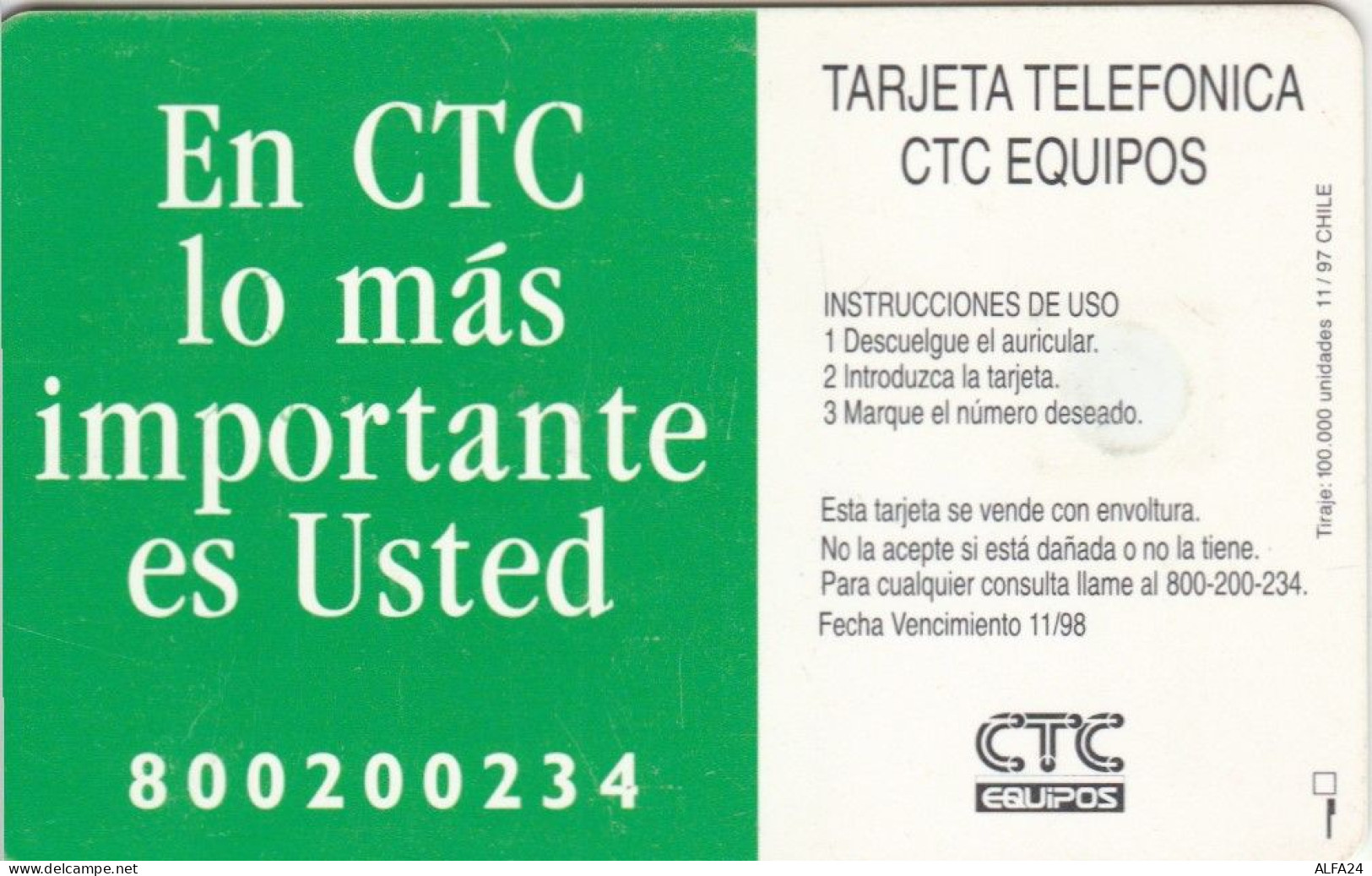 PHONE CARD CILE (E79.21.7 - Chile