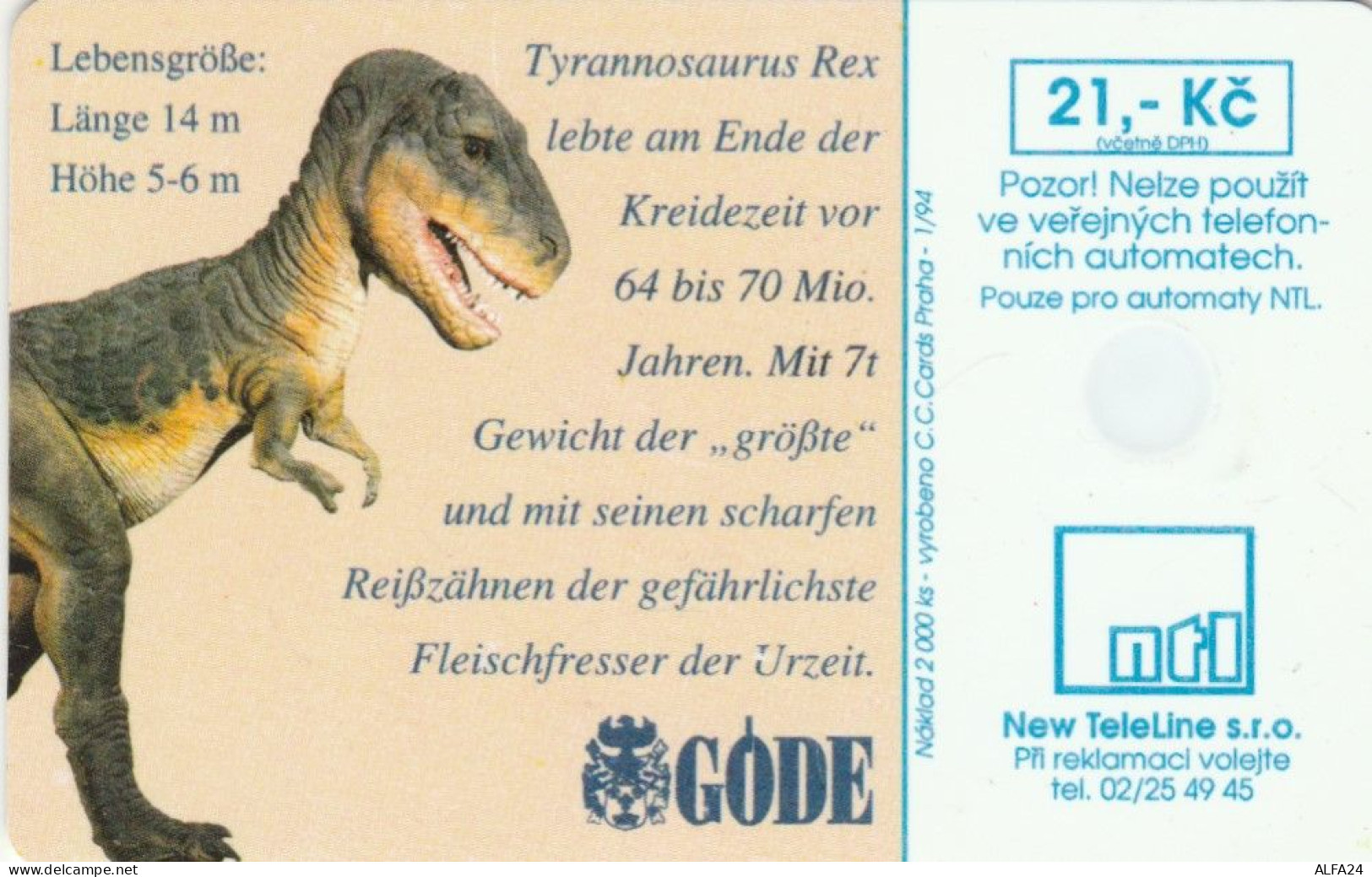 PHONE CARD REPUBBLICA CECA PRIVATE (E79.21.8 - Tsjechië