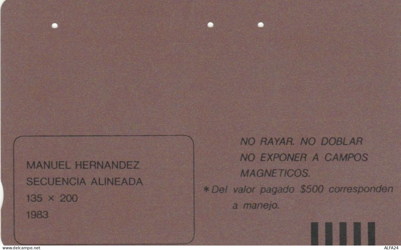 PHONE CARD COLOMBIA (E79.4.8 - Colombia