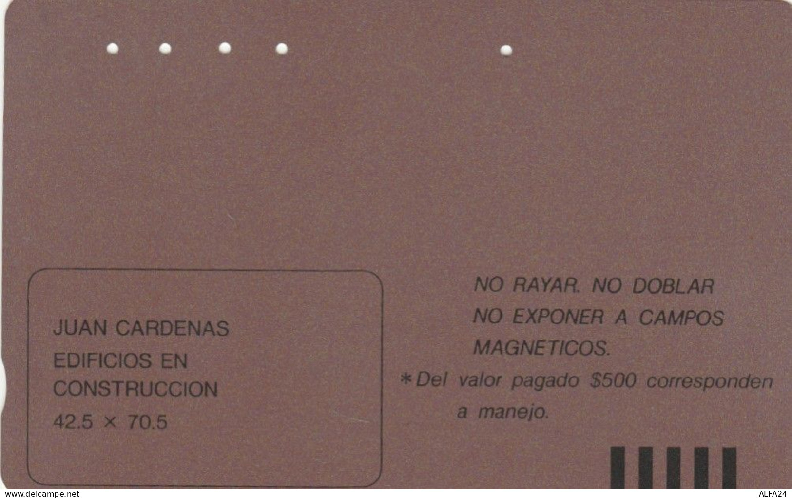 PHONE CARD COLOMBIA (E79.3.6 - Colombie