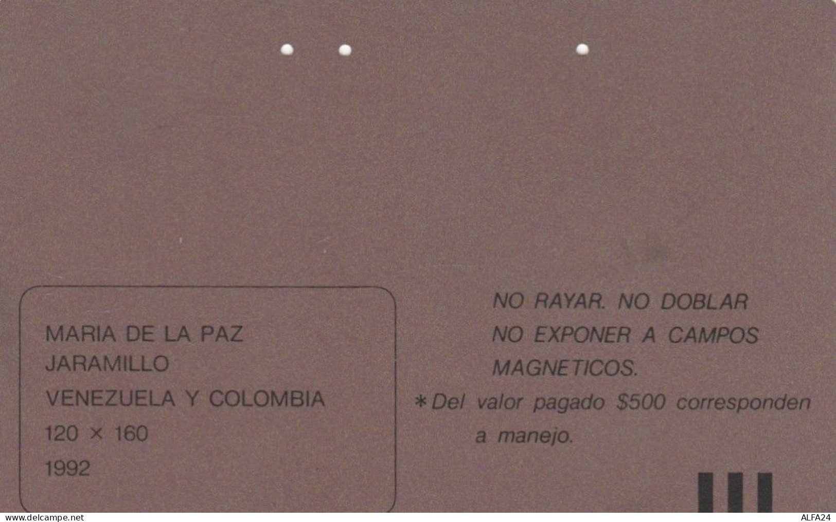 PHONE CARD COLOMBIA (E79.2.4 - Kolumbien