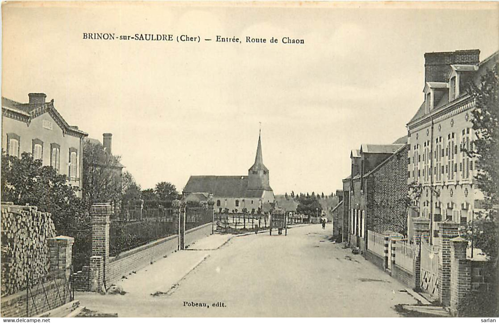 18 , BRINON SUR SAULDRE , Entrée Route De Chaon , * 392 05 - Brinon-sur-Sauldre