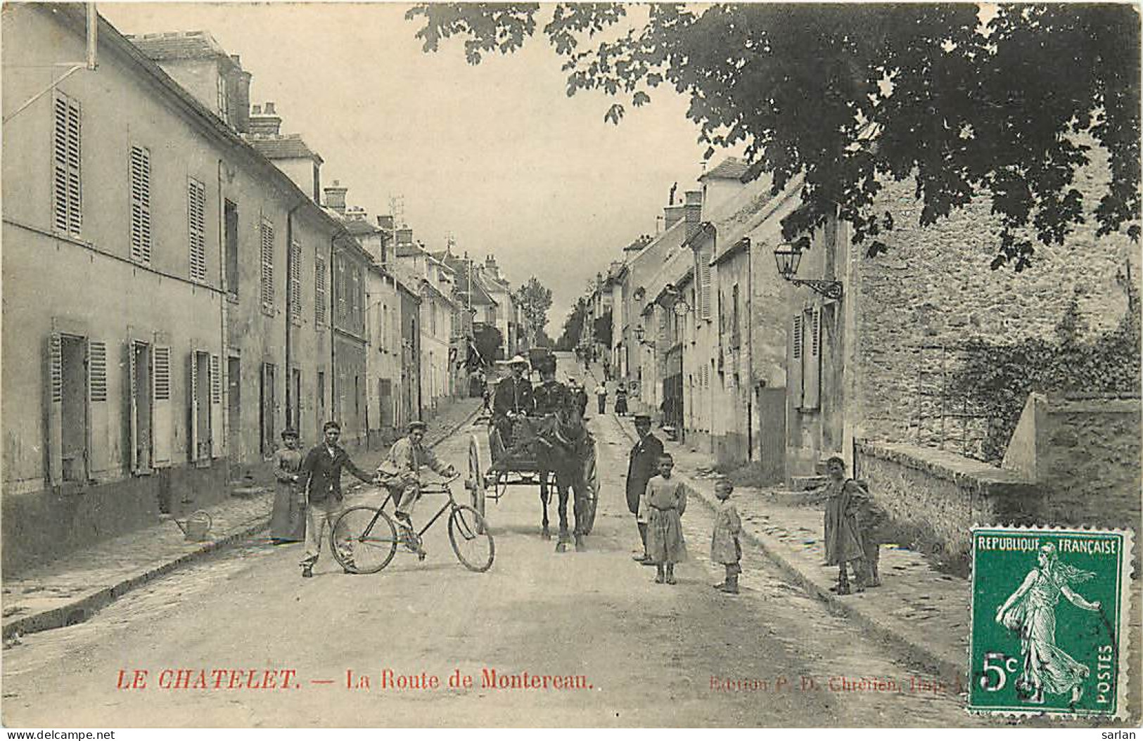 77 , LE CHATELET EN BRIE , Route De Montereau , * 393 47 - Le Chatelet En Brie