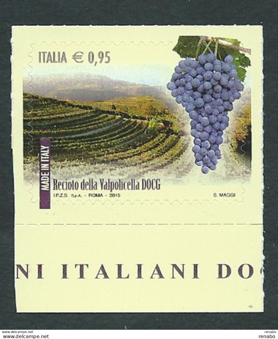 Italia, Italy, Italie, Italien 2015; Uva Che Produce Il Vino DOCG " Recioto Della Valpolicella" , Di Bordo Inferiore. - Vins & Alcools