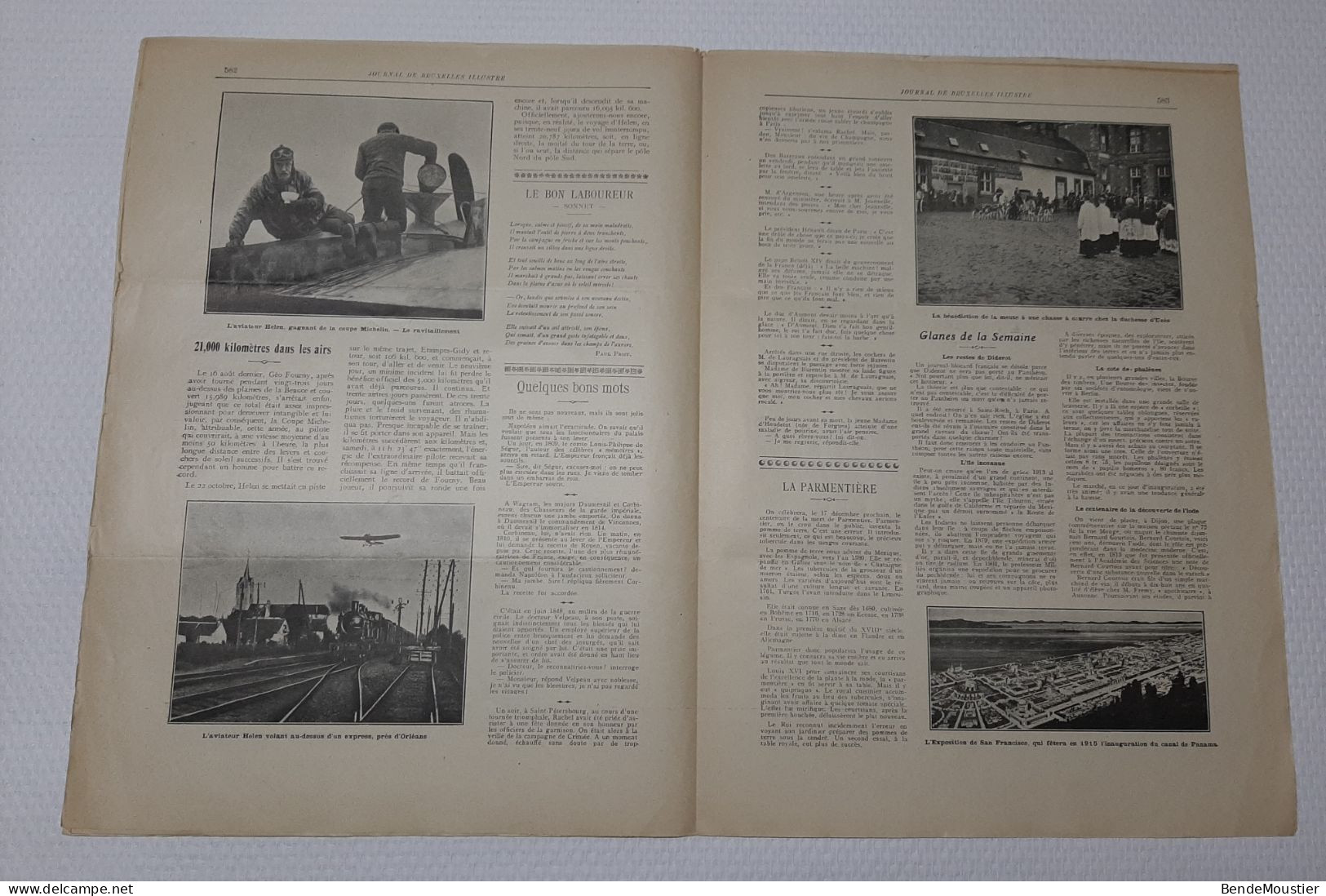 Journal De Bruxelles Illustré - Aviation - Les Officiers Belges Et La Guerre De Demain - Pompiers Bruxellois - 1913. - General Issues