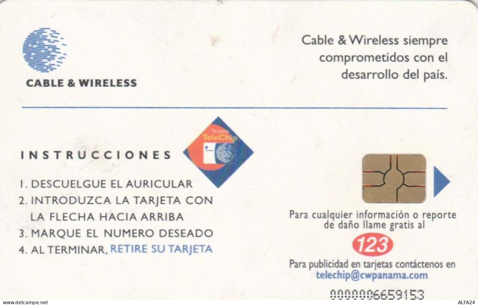 PHONE CARD PANAMA (E82.26.4 - Panamá