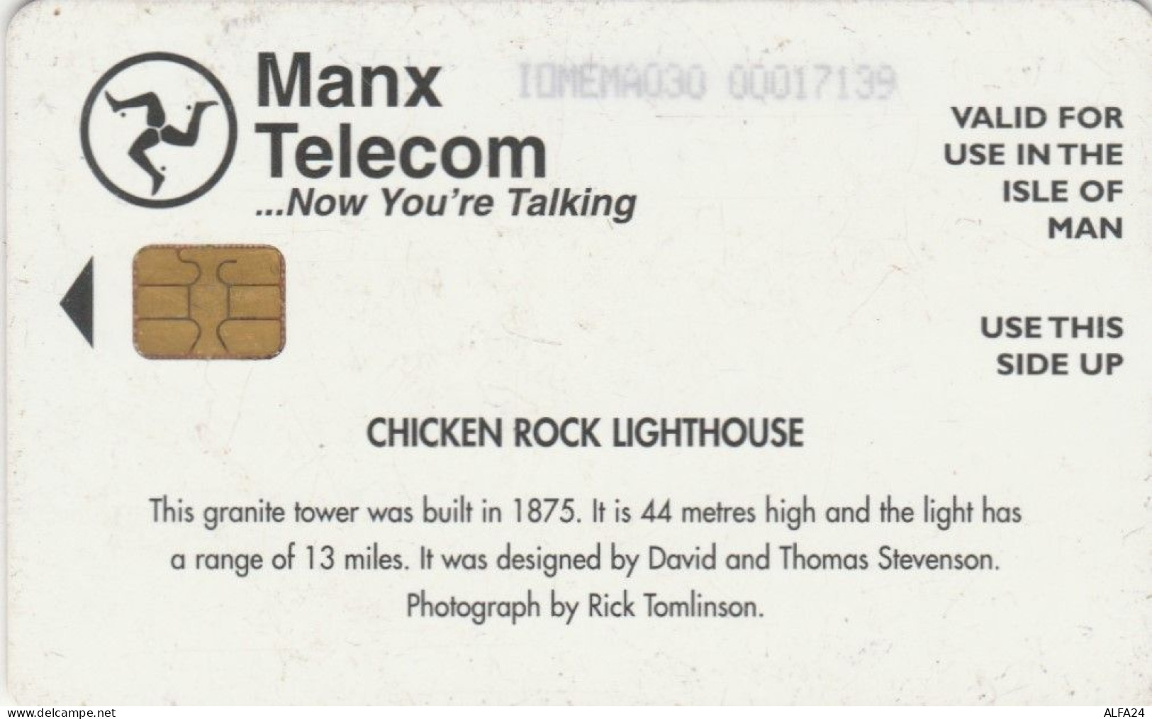 PHONE CARD ISOLA MAN (E82.10.8 - [ 6] Isle Of Man