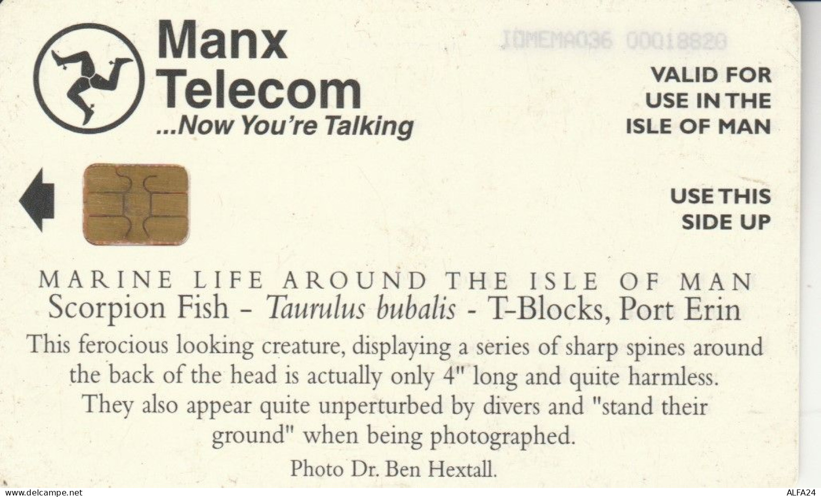 PHONE CARD ISOLA MAN (E82.9.5 - [ 6] Isle Of Man