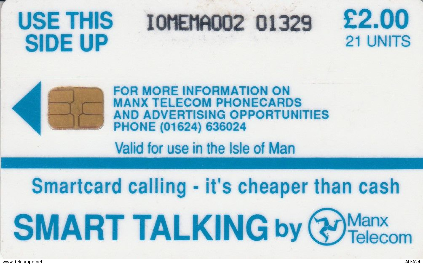 PHONE CARD ISOLA MAN (E82.9.2 - Île De Man