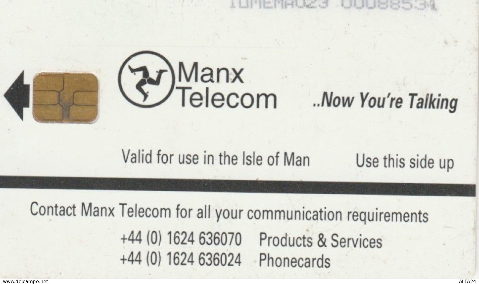 PHONE CARD ISOLA MAN (E82.9.1 - Eiland Man