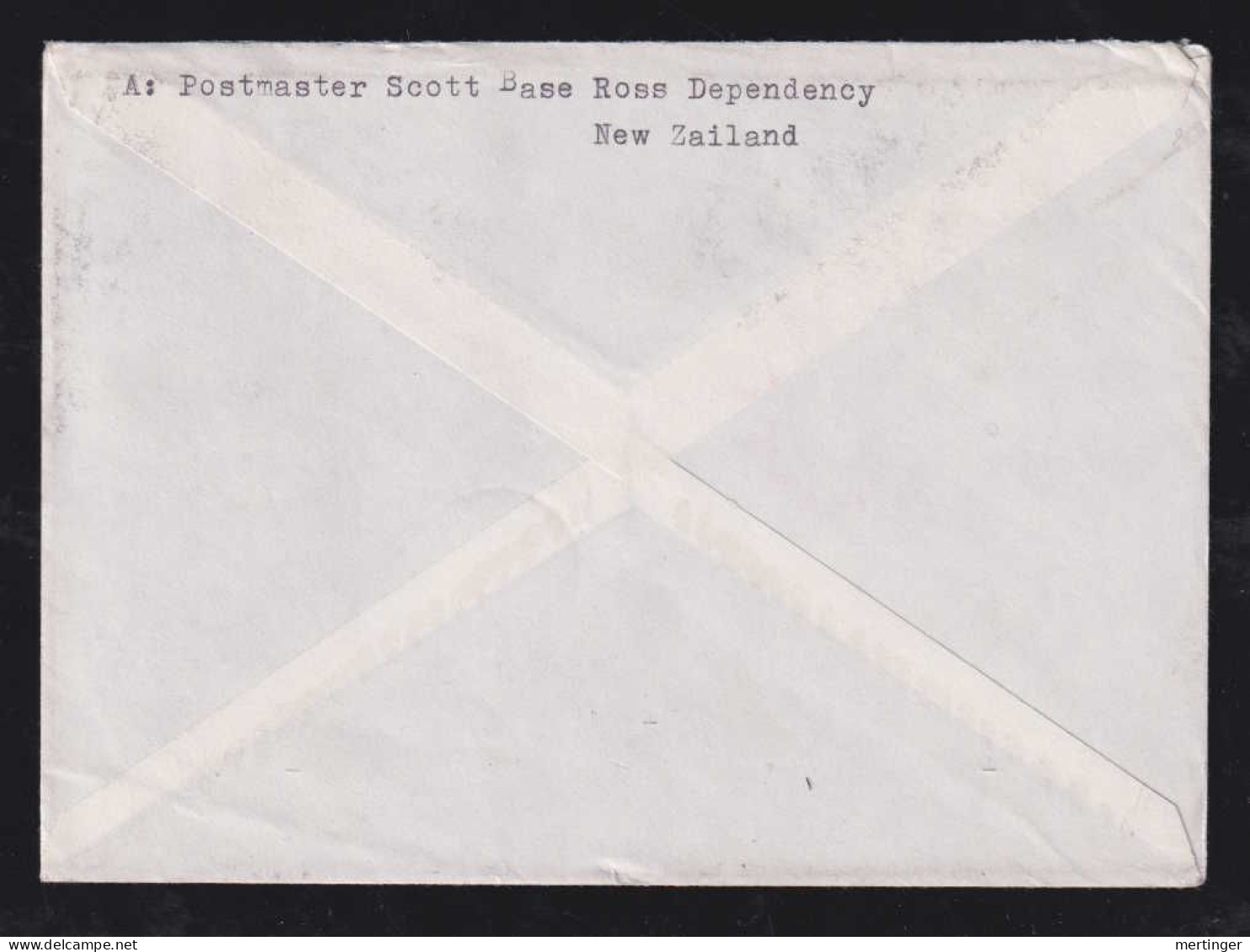 ROSS Antarctic Territory 1970 Cover SCOTT BASE X SCHLOSS HOLTE Germany New Zealand Programme - Covers & Documents