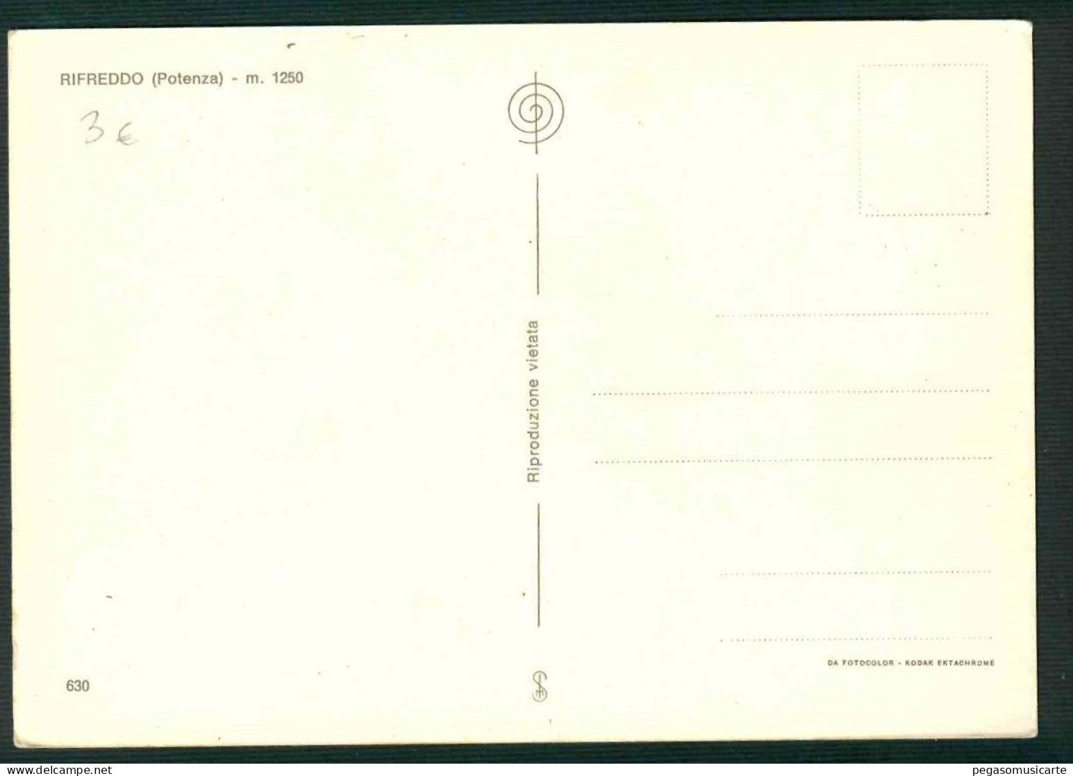BB109 - RIFREDDO POTENZA - ANIMATA 1970 CIRCA - Andere & Zonder Classificatie