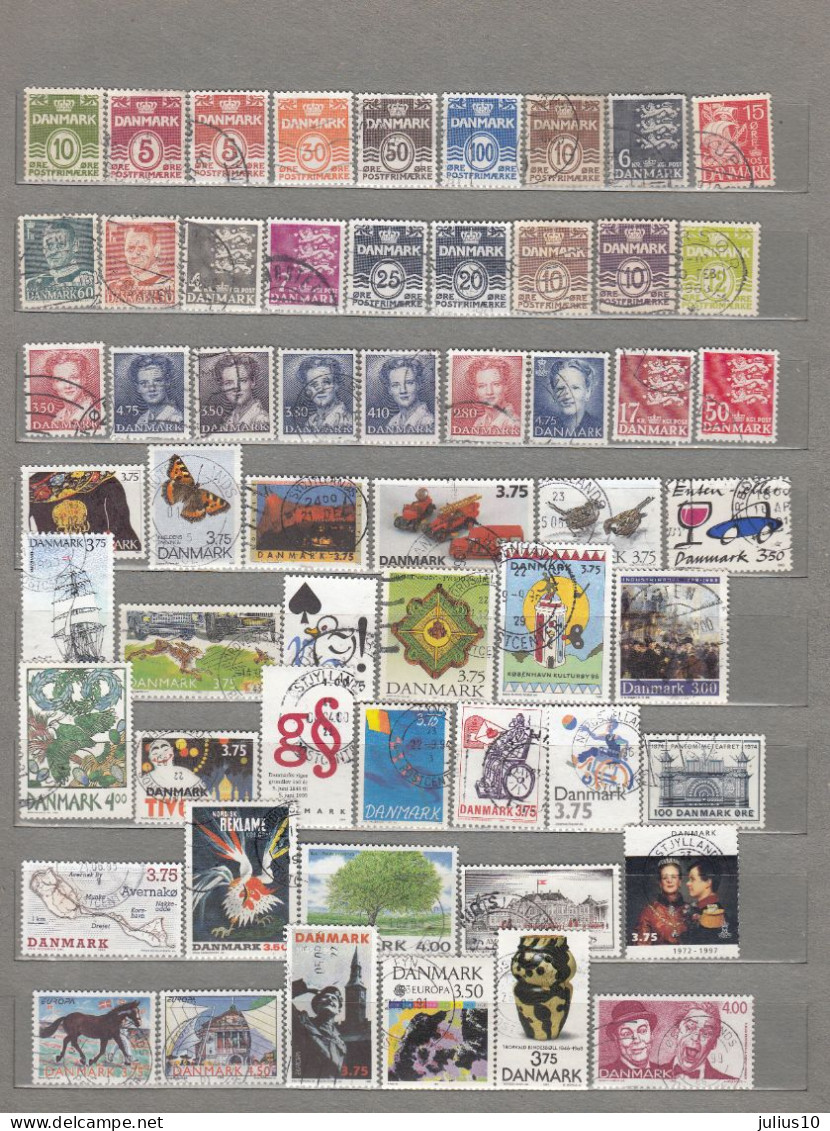 DANMARK DENMARK Used Gestempelt Different (o) Stamps Lot #1529 - Lotes & Colecciones