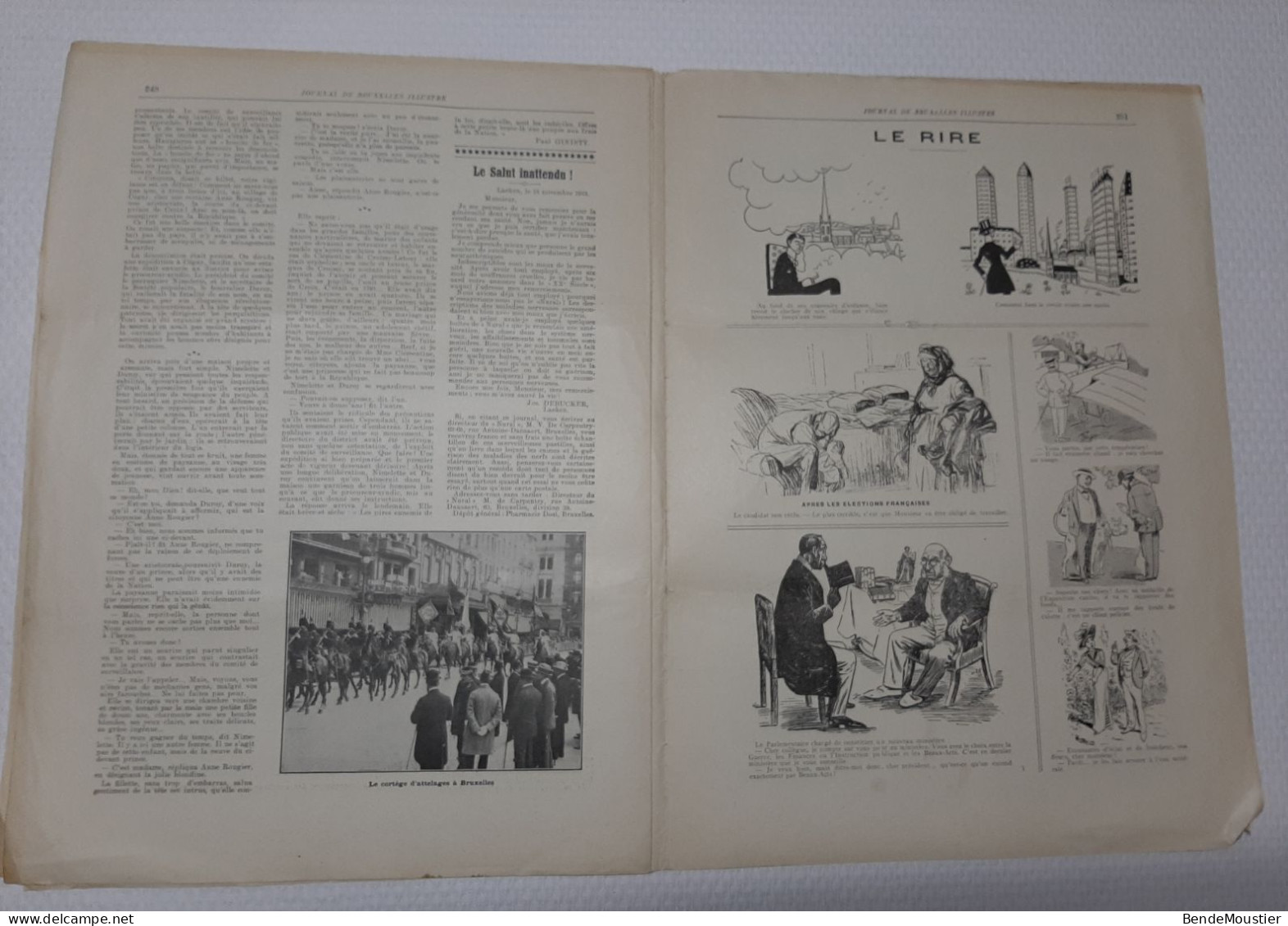 Journal De Bruxelles Illustré - Souverains Danois à Bruxelles - Concours Hippique - Union Coloniale - 1914. - Informations Générales