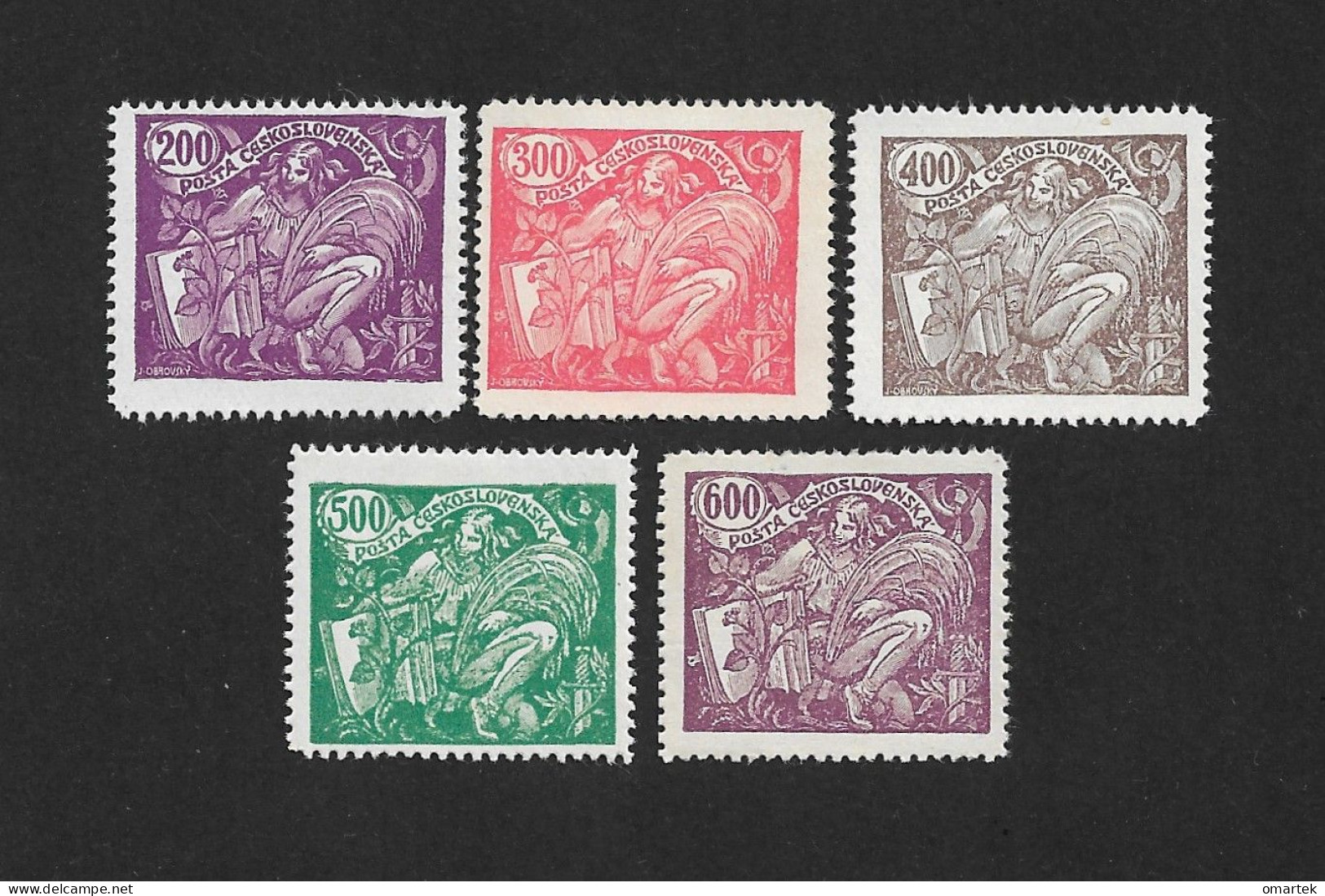 Czechoslovakia 1920 MNH ** Mi 185, 186, 187, 188 Sc 78, 79, 80, 81 Agriculture And Science I. Tschechoslowakei - Nuevos