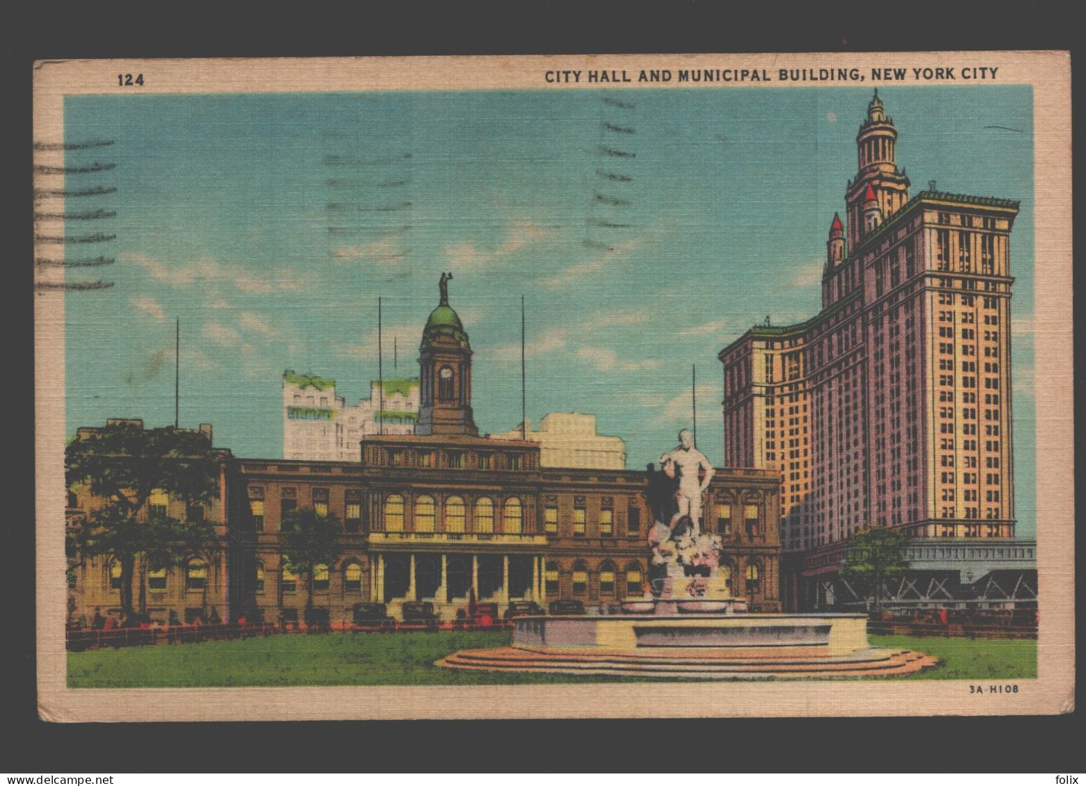 New York City - City Hall And Municipal Building - Autres Monuments, édifices