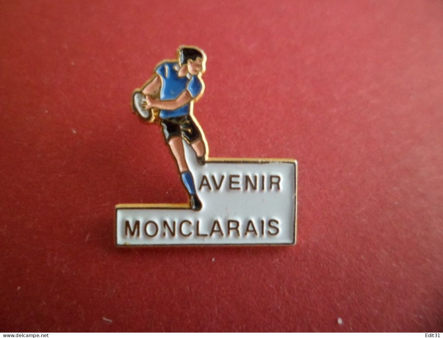 Pins Sport Rugby Avenir Montclarais - Montclar De Quercy - Tarn Et Garonne - Signé Prestimex - Rugby