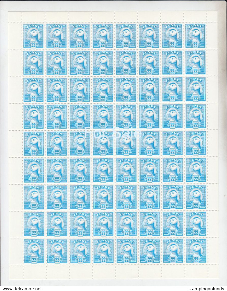 #02 Great Britain Lundy Island Puffin Stamp 1982 Definitives Set Sheets Colour Trials #234(b)-244(b) Price Slashed!