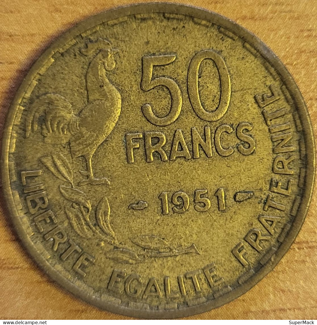 FRANCE 50 Francs Guiraud 1951 F.425/5 KM#918.1 SUP - 50 Francs