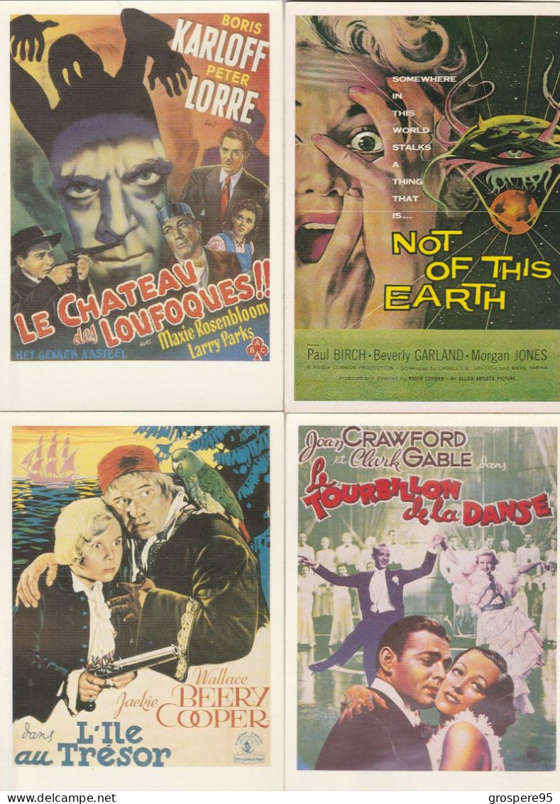 FILMS AFFICHES SUR 13 CARTES - Posters Op Kaarten