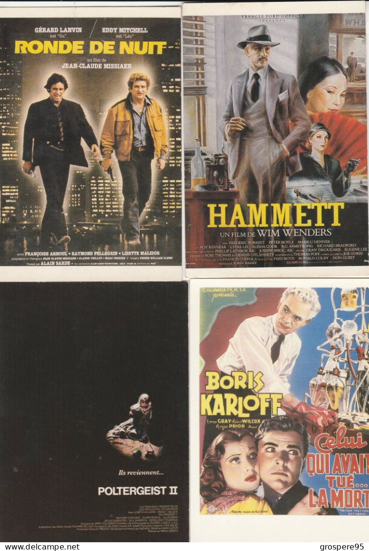 FILMS AFFICHES SUR 13 CARTES - Posters Op Kaarten