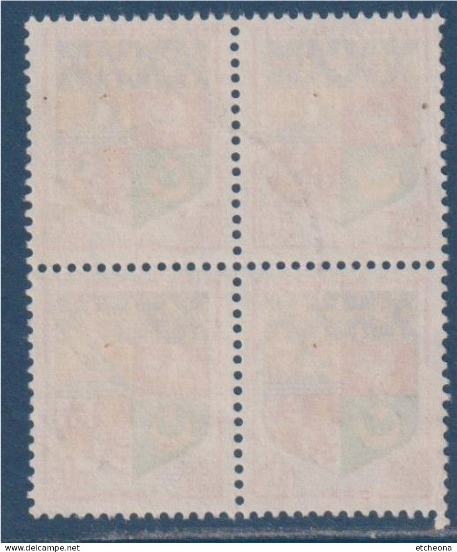 Bloc De 4 De Feuille Oblitérés, Armoiries De Villes: Oran N°1230A - 1941-66 Escudos Y Blasones