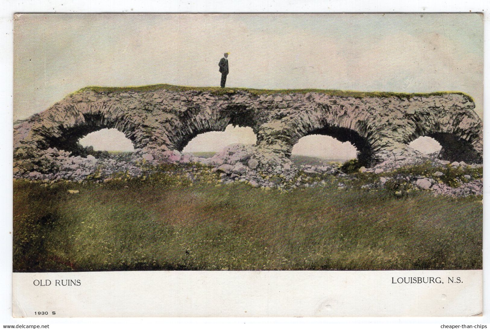 LOUISBURG - Old Ruins - Warwick Bros. & Rutter - Canadian Souvenir Mailing - Andere & Zonder Classificatie