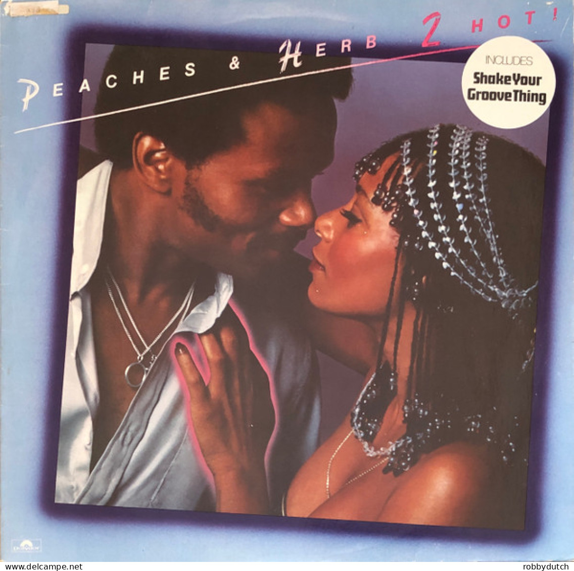 * LP *  PEACHES & HERB - 2 HOT! (Holland 1978 EX!) - Soul - R&B