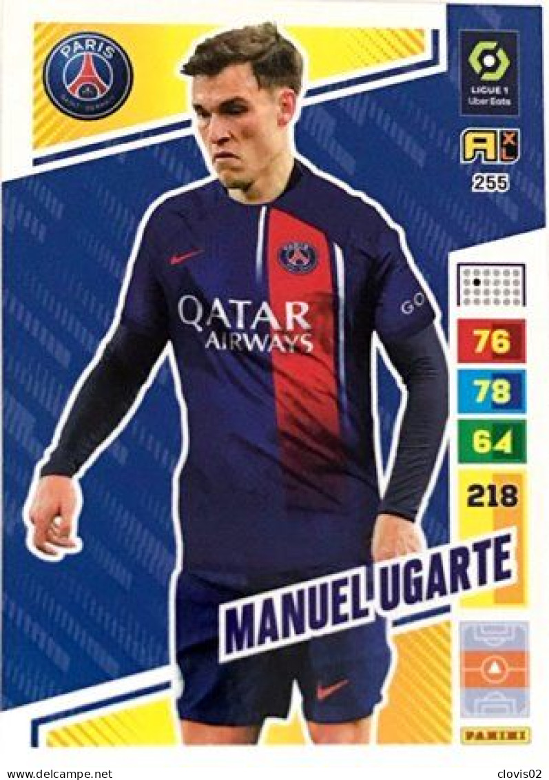 255 Manuel Ugarte - Paris Saint-Germain - Panini Adrenalyn XL 2023-2024 Ligue 1 - Trading Cards