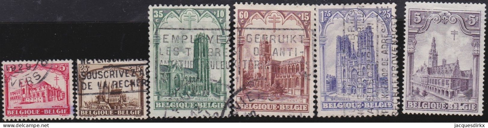 Belgie  .   OBP    .    267/272        .     O  ( 272: (*) )  .   Gestempeld     .   /   .    Oblitéré - Used Stamps