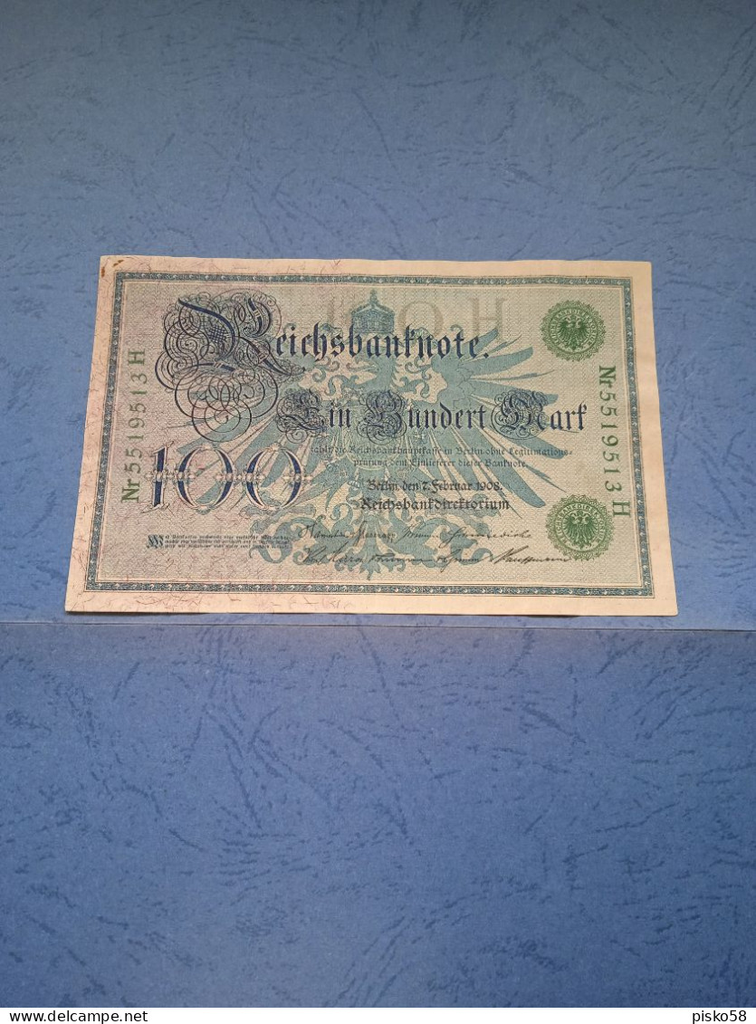 GERMANIA-P34 100M 7.2.1908 - - 100 Mark