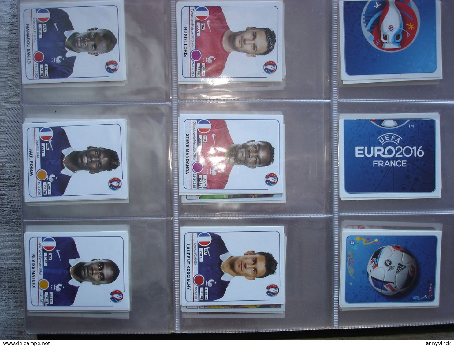 Panini & Familie 680 losse stickers Euro 2008/2016, Fifa world 2018 met dubbels & Red Devils reeks 2014 volledig