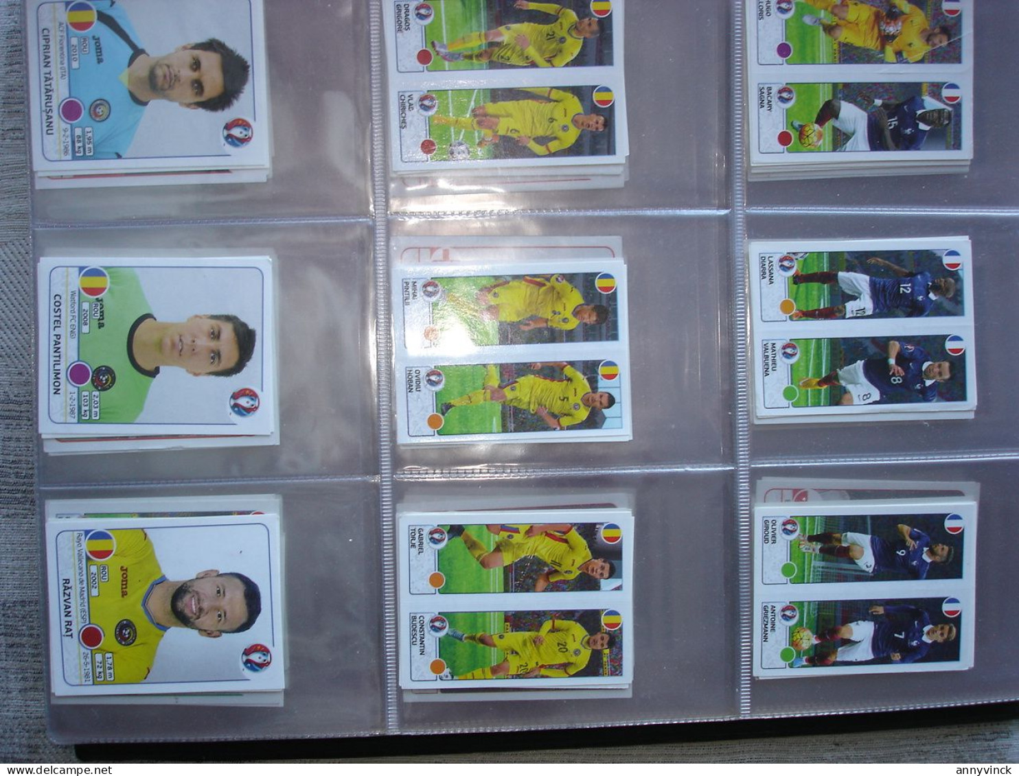 Panini & Familie 680 losse stickers Euro 2008/2016, Fifa world 2018 met dubbels & Red Devils reeks 2014 volledig