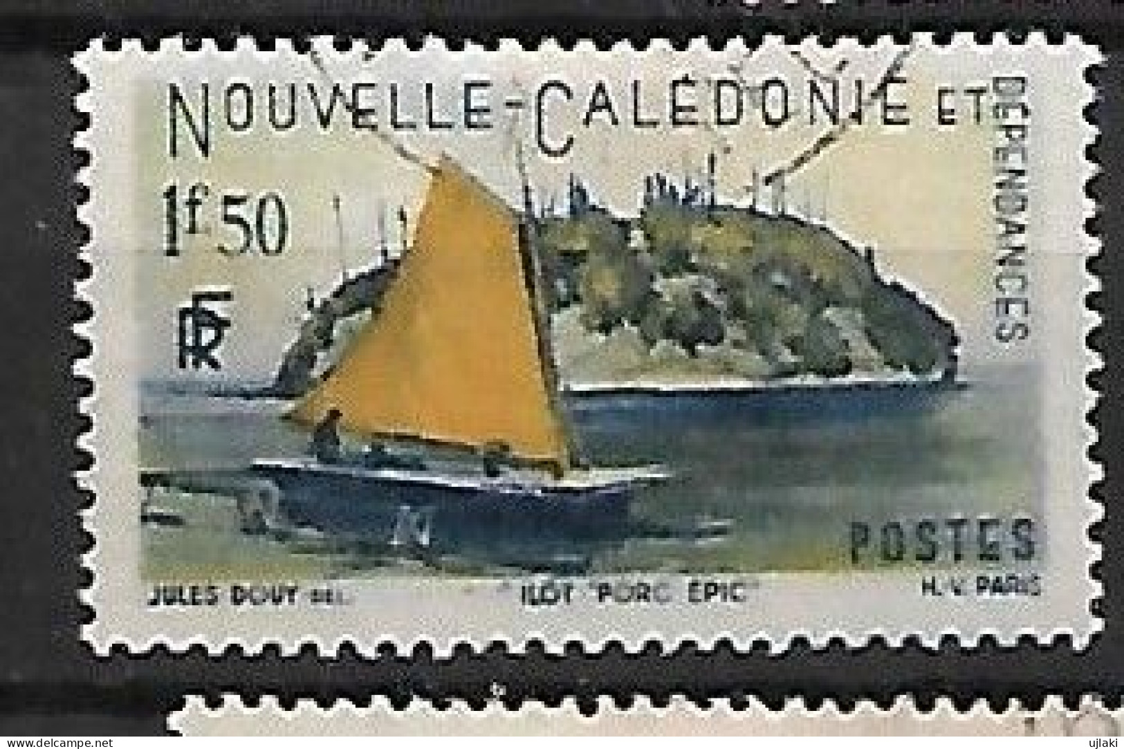 NOUVELLE CALEDONIE: Série Courante: Ile Porcupine  N°267  Année:1948. - Oblitérés